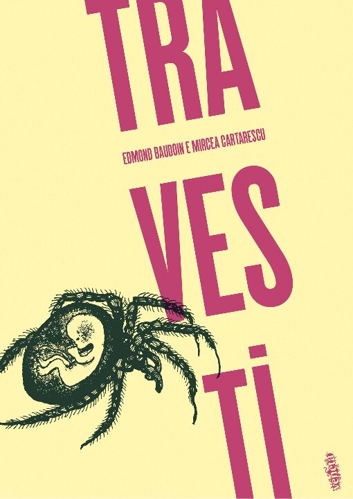 Capa do livro Travesti, de Edmond Baudoin, Mircea Cartarescu