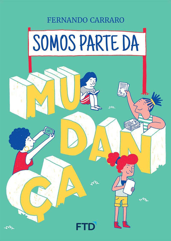Capa do livro Somos Parte da Mudança, de Fernando Carraro