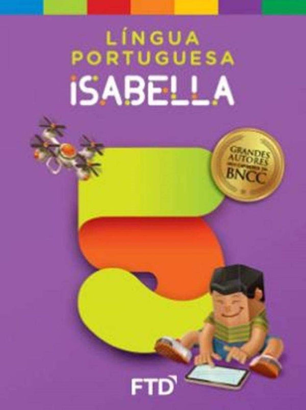 Capa do livro Grandes Autores Língua Portuguesa V5, de Isabella Carpaneda
