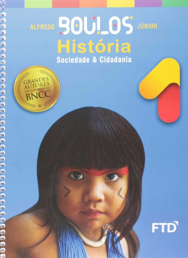Capa do livro Grandes Autores História V1, de Alfredo Boulos Junior