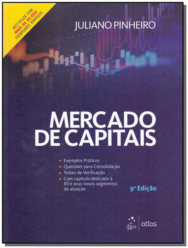 Capa do livro Mercado de Capitais - 09ed/19, de Juliano Pinheiros