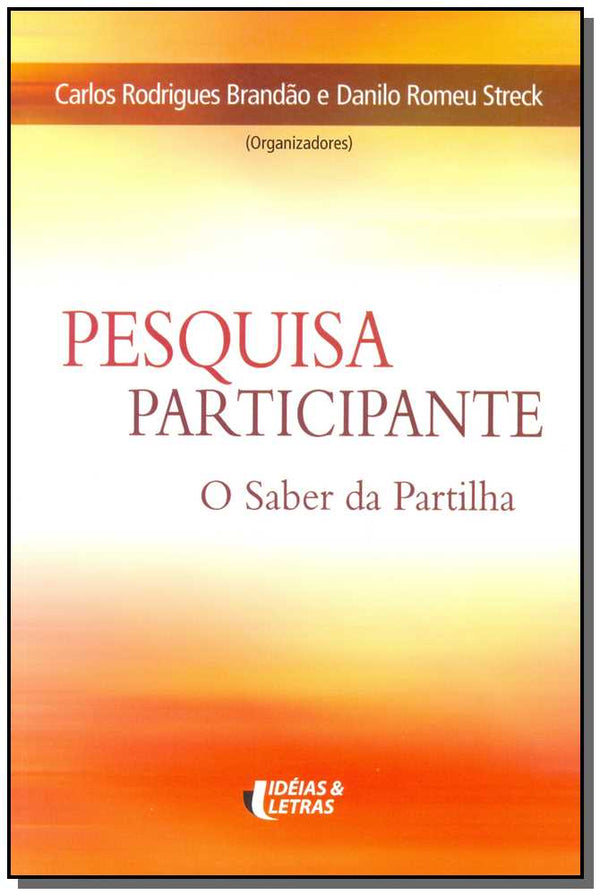 Capa do livro Pesquisa Participante, de Brandao e Streck (org.)
