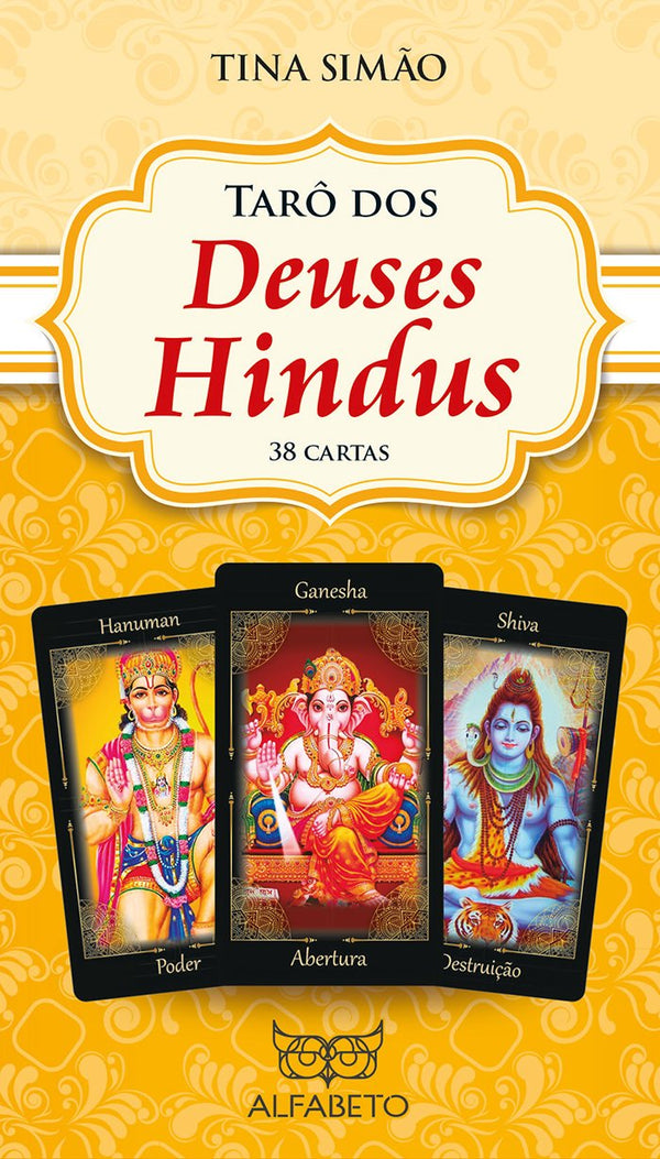 Capa do livro Tarô dos Deuses Hindus, de Tina Simao