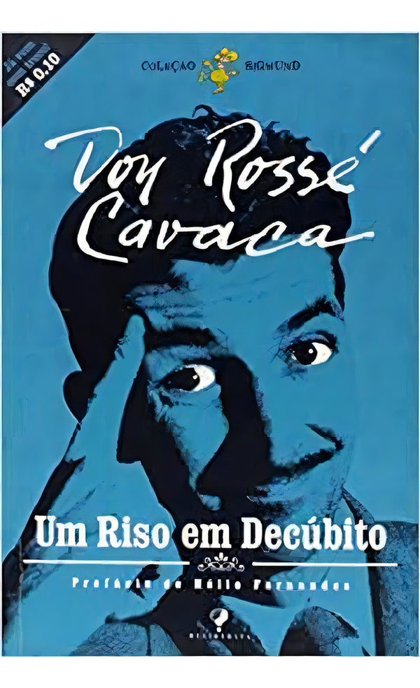 Capa do livro Um Riso em Decubito, de Don Rosse Cavaca