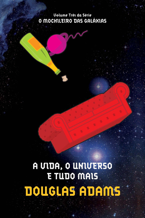Capa do livro A Vida, o Universo e Tudo Mais, de Douglas Adams