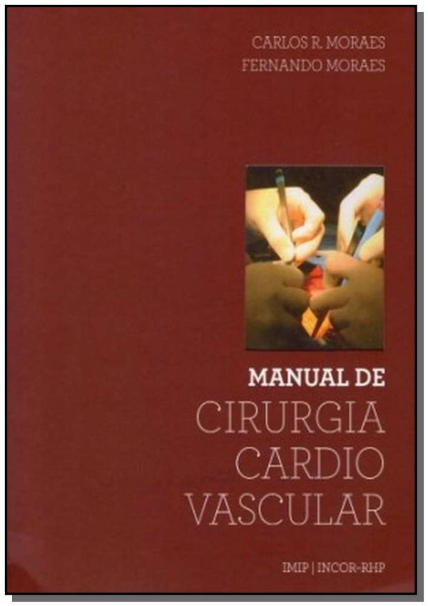 Capa do livro Manual de Cirurgia Cardiovascular, de Imip/Moraes