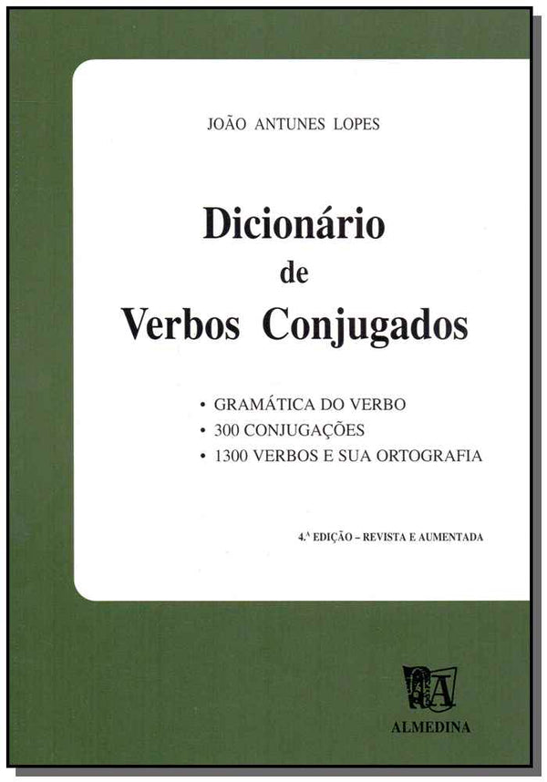 Capa do livro Dicionário de Verbos Conjugado - 04ed/95, de Joao Antunes Lopes