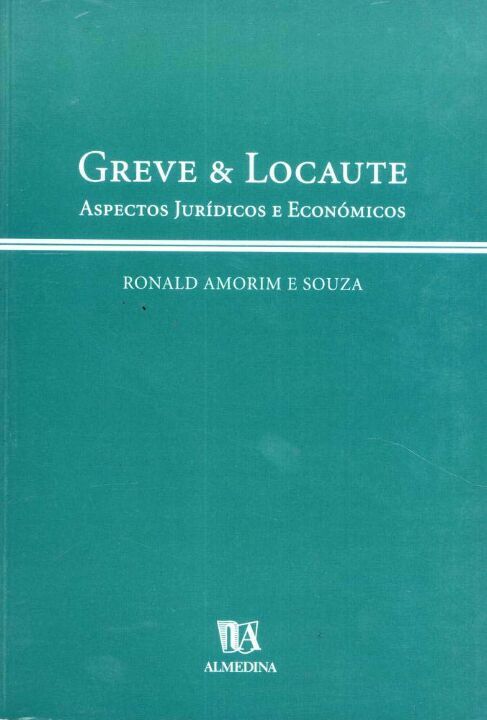 Capa do livro Greve e Locaute, de Ronald Amorim e Souza