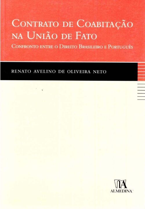 Capa do livro Contrato de Coabitação na União de Fato, de Renato Avelino de Oliveira Neto