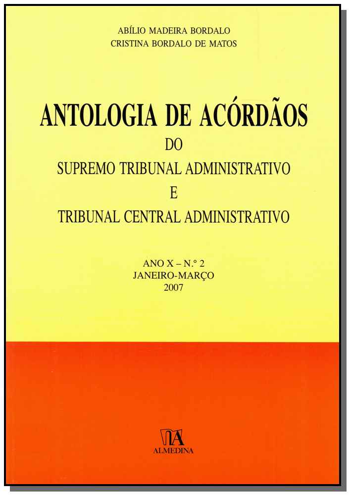 Antologia de Acórdãos do Sta e Tca - Ano X - N.º 2