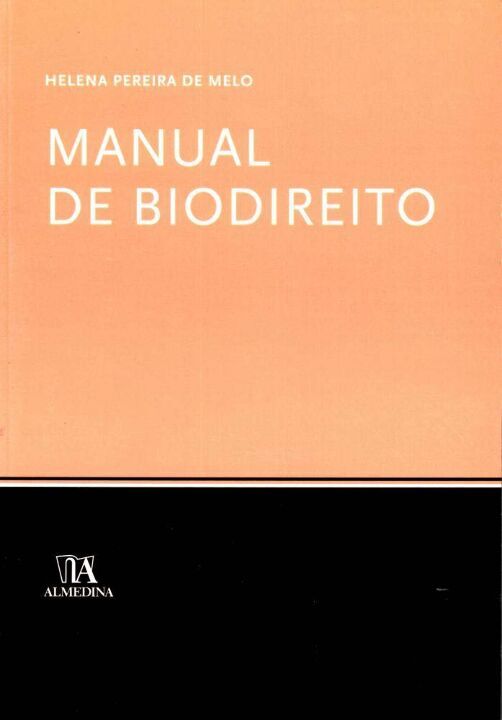Capa do livro Manual de Biodireito, de Helena Pereira de Melo