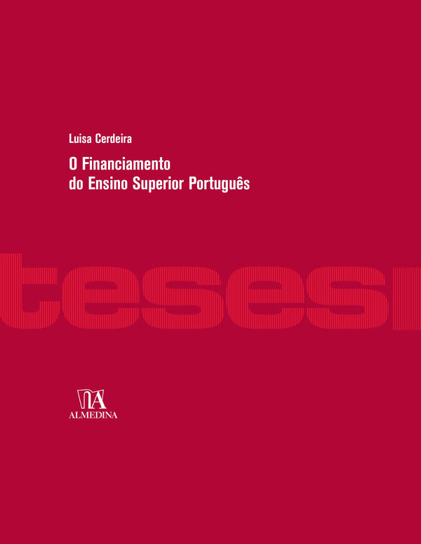 Capa do livro O Financiamento do Ensino Superior Português, de Luisa Cerdeira