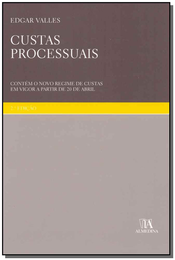 Capa do livro Custas Processuais - 02ed/09, de Edgar Valles