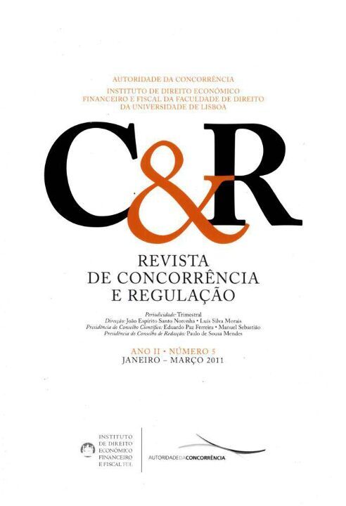 Capa do livro Rev. Conc.regulação Ano II - N5, de Autoridade da Concorrencia