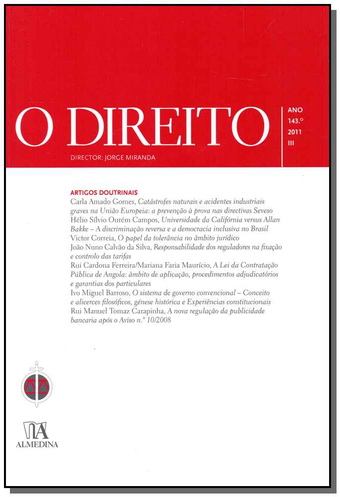Direito, o - Ano 143, 2011 - III