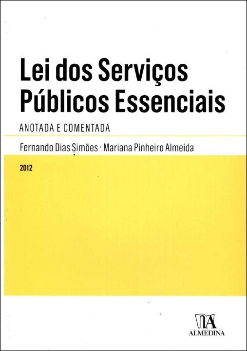 Lei dos Servicos Públicos Essenciais - 01ed/12