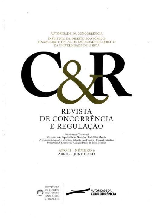 Capa do livro Rev. Conc.regulação Ano II- No6, de Autoridade da Concorrencia