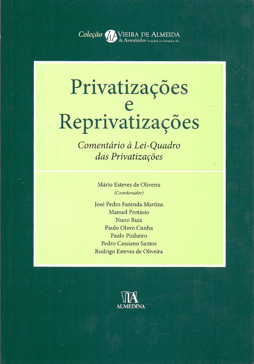 Capa do livro Privatizações e Reprivatizações - 01ed/11, de Mario Esteves de Oliveira