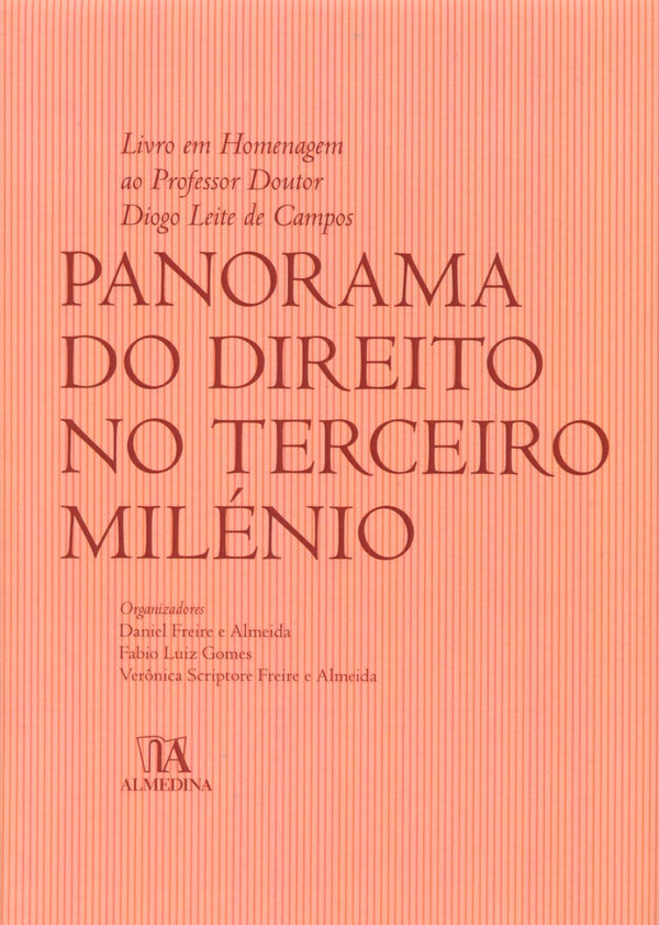 Capa do livro Panorama do Direito no Terceiro Milênio, de Daniel Freire Almeida