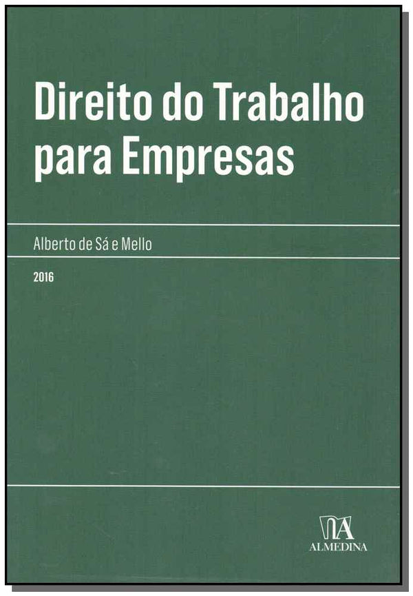 Capa do livro Direito do Trabalho para Empresas, de Alberto de Sa e Mello