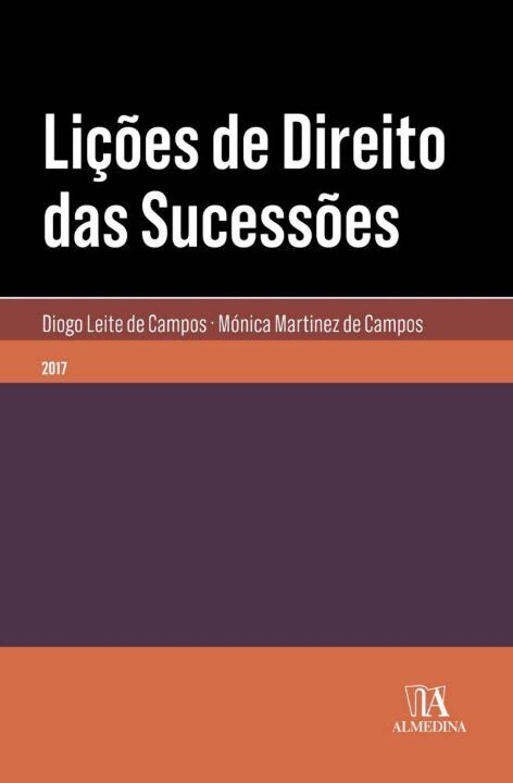 Capa do livro Lições de Direito das Sucessões, de Diogo Campos, Monica Campos