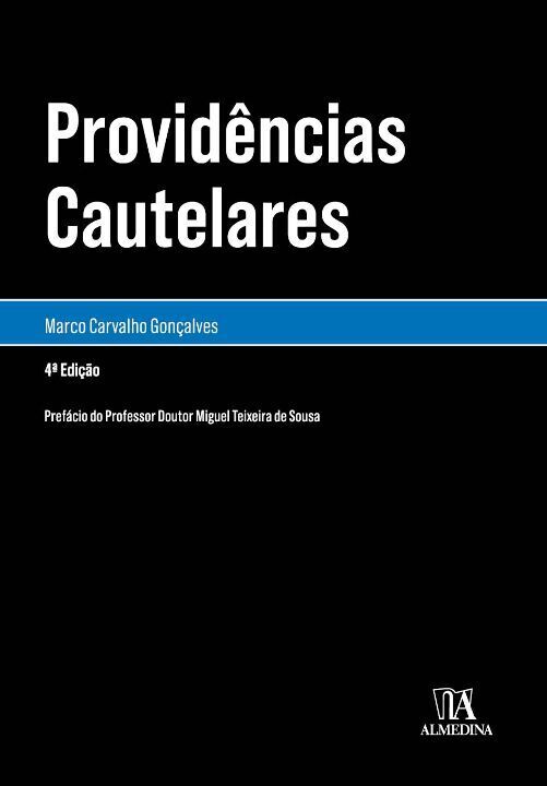 Capa do livro Providências Cautelares, de Marco Carvalho, Sousa, Miguel Teixeira Goncalves