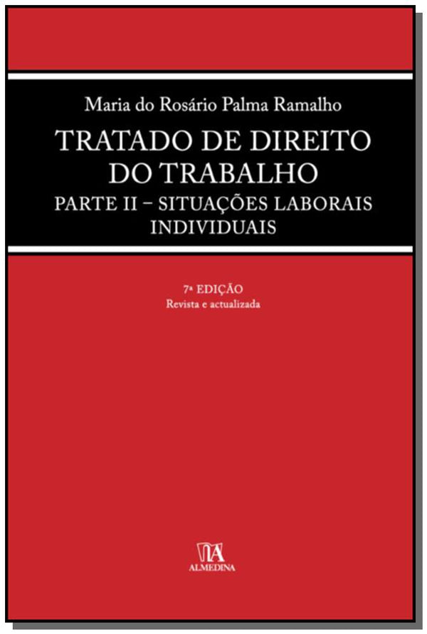 Capa do livro Tratado de Direito do Trabalho, de Maria do Rosario Palma Ramalho