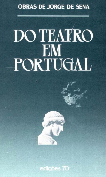 Capa do livro Do Teatro em Portugal, de Jorge de Sena