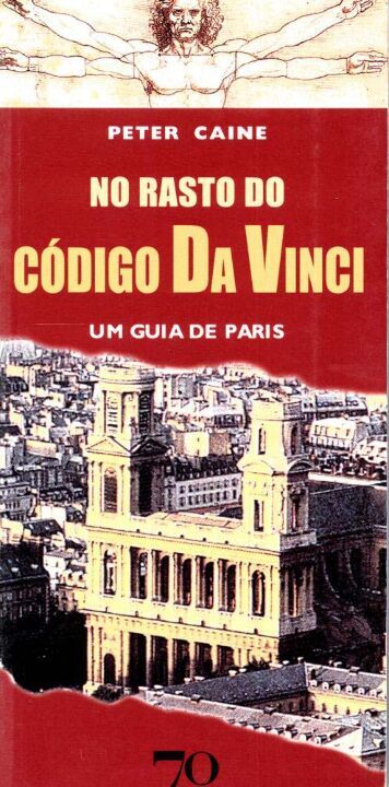 Capa do livro No Rasto do Código da Vinci, de Peter Caine