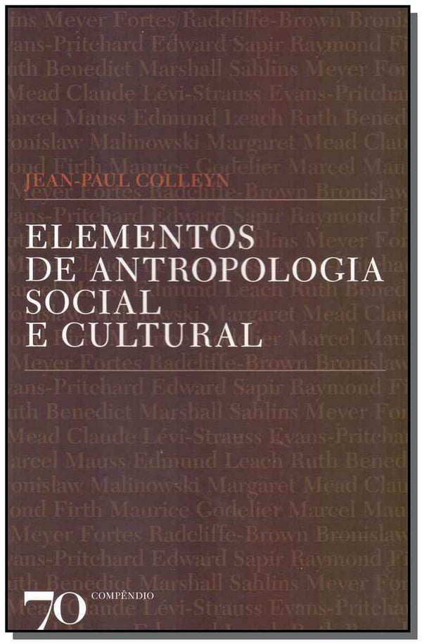 Capa do livro Elementos de Antropologia Social e Cultural, de Jean-Paul Colleyn