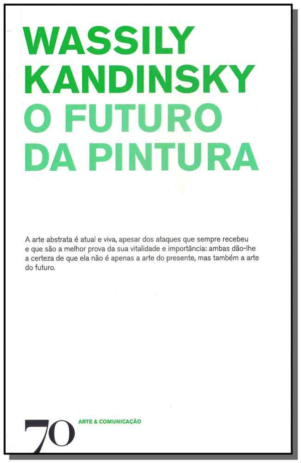 Capa do livro O Futuro da Pintura, de Wassily Kandinsky