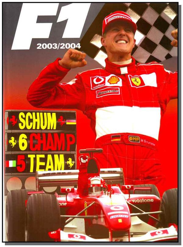 Capa do livro Formula 1-Anuário 2003/2004-Cp.dura, de Luis Vasconcelos