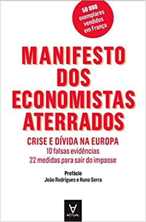 Capa do livro Manifesto dos Economistas Aterrados, de Actual