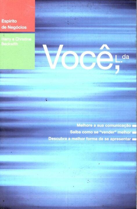 Capa do livro Você, Lda, de Christine Beckwith, Harry Beckwith